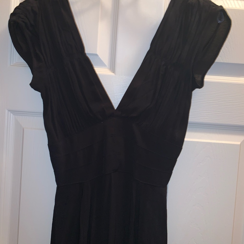 Trashy Diva -1940s Black Rayon Dress